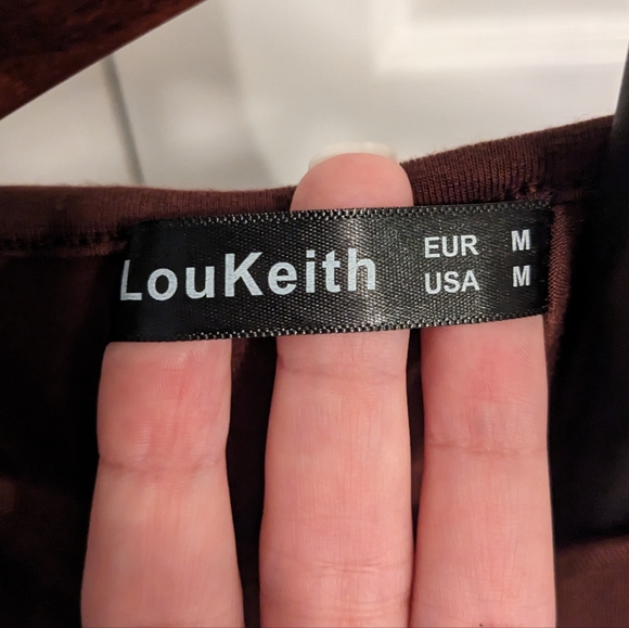 LouKeith long flowy tank brown size M - Picture 4 of 6